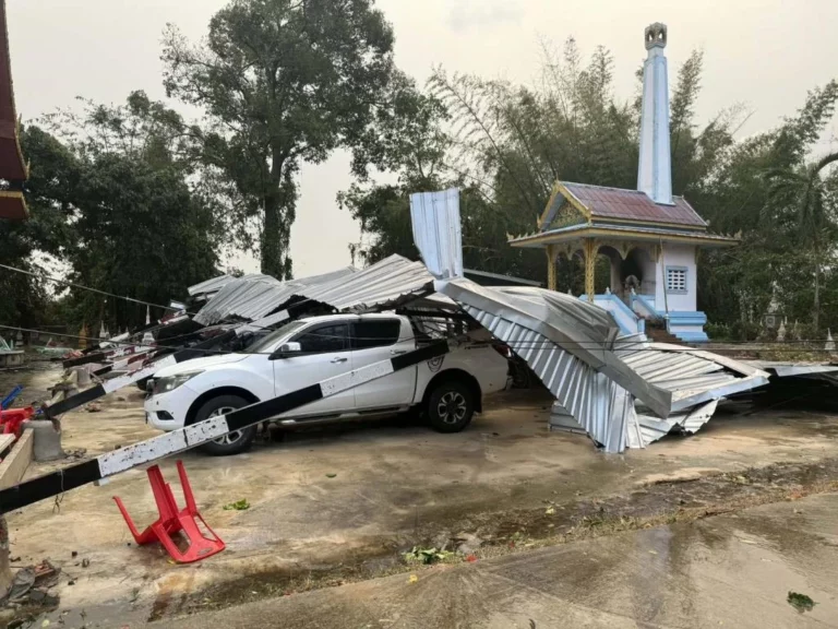 พายุถล่ม อ.พร้าว เชียงใหม่