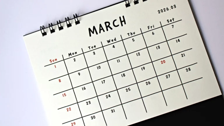 กางปฏิทินเช็กด่วน!