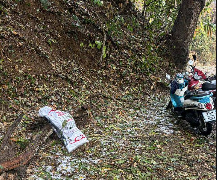 พายุฤดูร้อนแม่วาง เชียงใหม่ ลูกเห็บตกหนัก