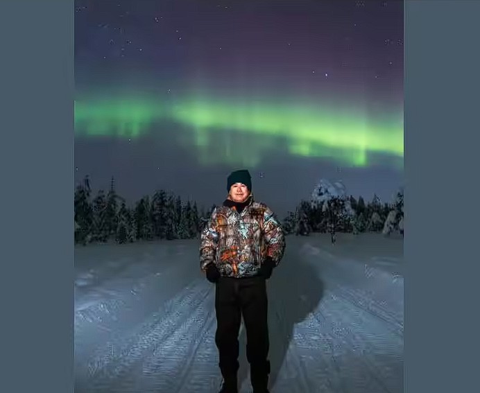 ธรรมนัส แชร์ภาพแสงเหนือ